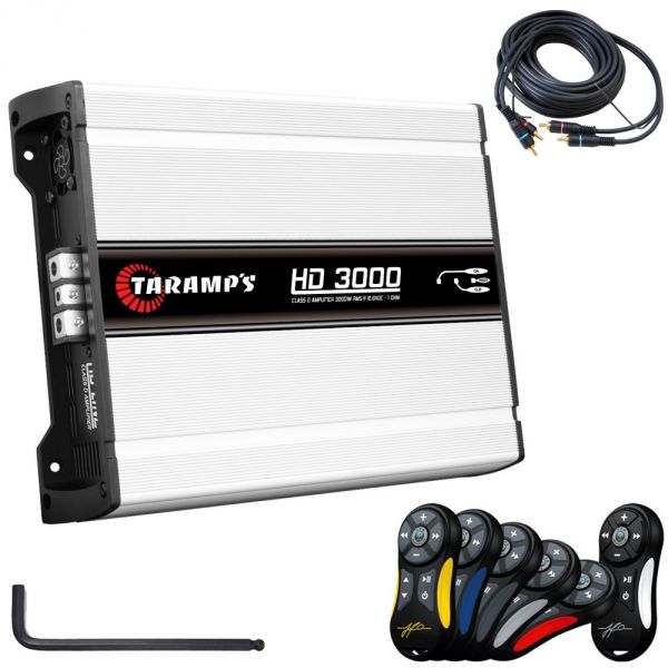 Módulo Amplificador Hd 3000 Taramps 3.000w Rms + Rca + Frete