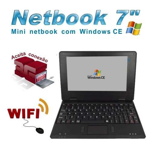 Netbook 7 Windows Ce 6.0 Wifi 3g Arm Wm8505